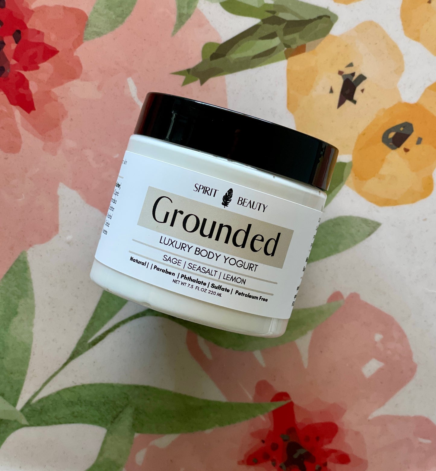 Grounded luxury body yogurt