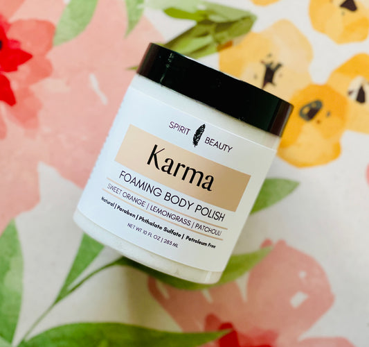 Karma foaming body polish